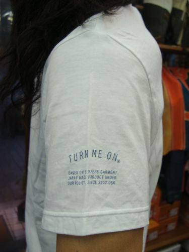 プリント 定番 S/S TEE 116-221（カラー：WHITE）サイズ：S（日本サイズ）