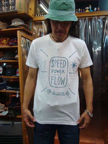 AMS CORP＆Kai surf コラボ S/S Tee 002（カラー：WHITE）サイズ：M