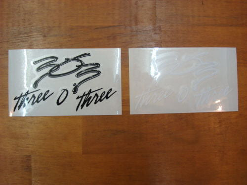 303 Logo Stickers(スリーオースリーロゴステッカー) Small