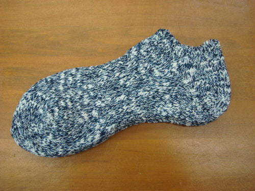 スラブネップスニーカー MENS 118183（カラー：Navy）（サイズは25-27cmのワンサイズ）