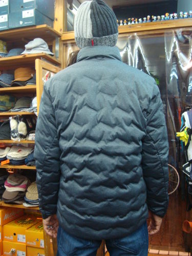 SKULL COMFORTABLE DOWN JACKET 412637JP（カラー：BLACK HEATHER 00H）