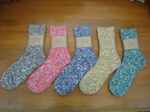 多色リップルスラブ LADIES 209622（サイズは23-25cmのワンサイズ）