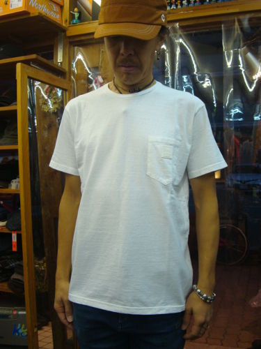 シエラマドレ天竺 シリコンワッペンTEE 119-330（カラー：WHITE）サイズ：M（日本サイズ）