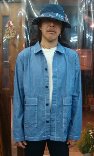 雑誌Blue.掲載ダンガリーシャツJKT(ジャケット) 422-037（カラー：BLUE）