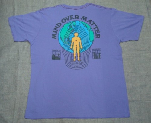 メンズ OVER MATTER ST BC041-254 Tシャツ（カラー：ASTRA PURPLE）サイズ：M・・店頭のみの販売！Mサイズ、在庫あり。