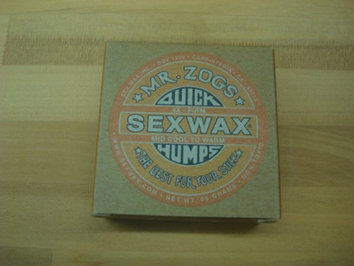 SEX WAX QUICK HUMPS（セックスワックスクイックハンプス）「4X ORANGE LABEL」