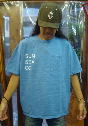 345 Y-0929A(ビッグTシャツ) UNISEX(男女兼用)ワンサイズのみ(カラー：マリン) 日本サイズ