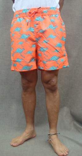MEN SWIM SHORTS 00015747（カラー：2150 ORANGE/TURQ AOP）