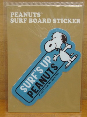 スヌーピー（SNOOPY）PEANUTS SURF BOARD STICKER（ピーナッツサーフボードステッカー） SNP-21014