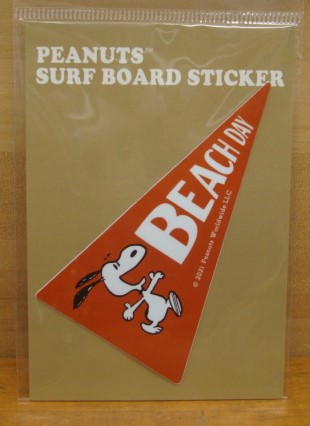 スヌーピー（SNOOPY）PEANUTS SURF BOARD STICKER（ピーナッツサーフボードステッカー） SNP-21015