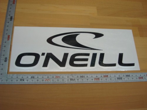 O’NIELL（オニール）LOGO STICKER（ロゴステッカー）26cm（カッティングタイプ）GO-1420 （カラー：ブラック）