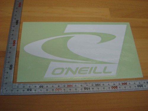 O’NIELL（オニール）SURF ICON STICKER（サーフアイコンステッカー）22cm（カッティングタイプ）GO-1500 （カラー：ホワイト）