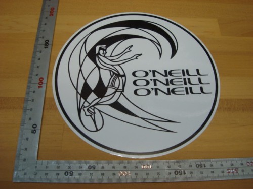 O’NIELL（オニール）O’RIGINAL ICON STICKER（オリジナルアイコンステッカー）18cm（シールタイプ）GO-1600 （カラー：ホワイト）