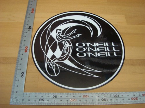 O’NIELL（オニール）O’RIGINAL ICON STICKER（オリジナルアイコンステッカー）18cm（シールタイプ）GO-1600 （カラー：ブラック）