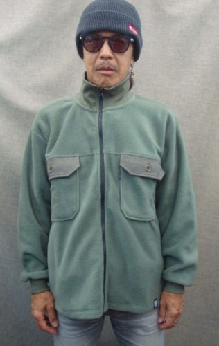 ZIP UPフリースJKT 125-608（カラー：GREEN）