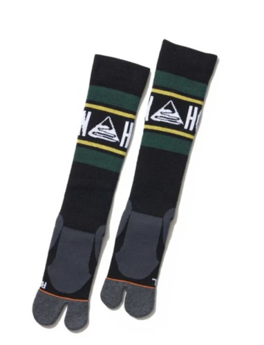 SK8 MTN Tabi - Merino Wool（タビメリノウール）　（カラー：BLACK/GREEN）【サイズ】M/Lサイズ（25-28cm）