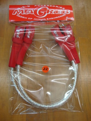 MAGREB（マグレブ）ハーネスライン　フィックストライン（ノーマル）サイズ：２２インチ（ロゴカラーなどレッド、ストラップ部レッド）