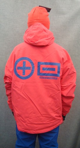 MEN SKI JACKET 00017680（カラー：18-1762 HIBISCUS）