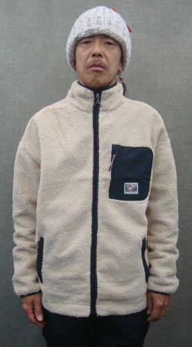 MEN SHERPA FLEECE JACKET 00017682（カラー：15  SAND）