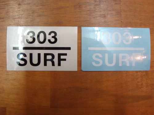 303 SURF(スリーオースリーサーフステッカー) Small